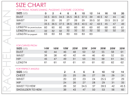 Interpretive Size Chart For Ladies Dresses 2019