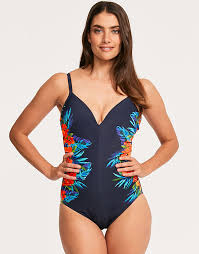 Temptation Samoan Sunset Firm Control One Piece Swimsuit