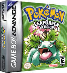Pokémon leaf green version is the third generation of the pokemon game series for game boy advance gba. Download Leafgreen Version Pokemon Leafgreen Version Gameboy Advanced Gba Png Image With No Background Pngkey Com