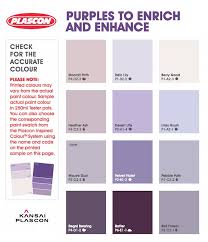 Plascon Purple Colour Harmonies Inspiration Brochure In 2019