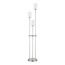 Floor Lamp With Frosted Glass Shade