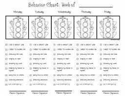 Behavior Note Home Stoplight Behavior Behaviour Chart