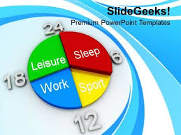 Pie Chart With Weekly Schedule Powerpoint Templates Ppt