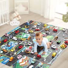 baby kids floor play mat rug traffic