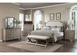 French Provincial Wooden Queen Bed