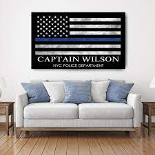 Police Wall Decor Police Officer Canvas