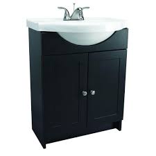 Which brand has the largest assortment of bathroom vanities with tops at the home depot? Design House Euro 31 In W X 18 In D Vanity Cabinet In Espresso With Cultured Marble Vanity Top In White 541698 The Home Depot