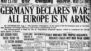 World war i or the first world war, often abbreviated as wwi or ww1, was a global war originating in europe that lasted from 28 july 1914 to 11 november 1918. Wwi Centennial France Mobilizes Germany Declares War On Russia Mental Floss