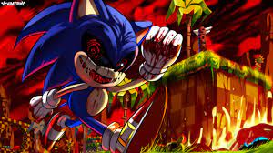 Sonic.exe in Green Hill by Ichimoral -- Fur Affinity [dot] net