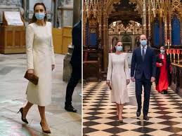 Once she was bound for royalty her look metamorphosed into the epitome of proper style. Kate Middleton Style News Kate Middleton Spotted In A Blue Long Sleeve Midi Dress And Matching Floral Face Mask