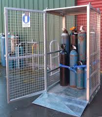 storage cage gas cylinder certified