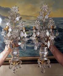 Decorating With Antique Crystal Sconces