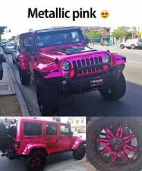 Ok Ok Ok Ok I Want This Pink Jeep Jeep Cars Jeep