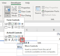 date picker control in excel
