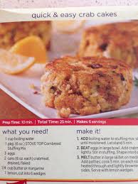 Easy crab cakes with Stovetop stuffing. Mmm. Tastes Pinterest