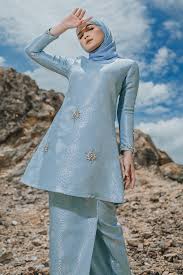 Baju kurung asyura — royal blue membolehkan anda melangkah penuh yakin. Myravallyn Online Fashion Malaysia Modest Clothing Baju Kurung Dahleya Kurung Baby Blue