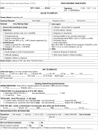 Documentation Form Used By Rapid Response Team Download