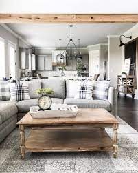 Gray Farmhouse Living Room Ideas