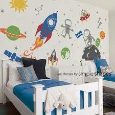 Outer Space Wall Decal Stars Planets