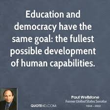 Quotes About Democracy And Education. QuotesGram via Relatably.com