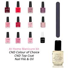 cnd weekly nail polish at home kit