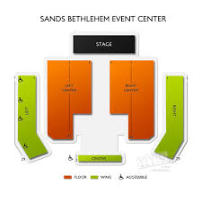 Sands Bethlehem Seating Chart Related Keywords Suggestions