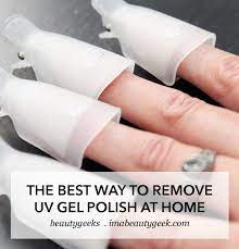 best way to remove uv gel polish at