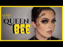 queen bee halloween makeup tutorial