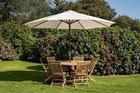 what size style garden parasols can