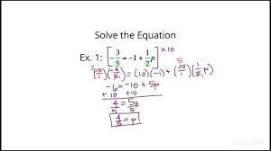 Step Equation With Signed Fractions