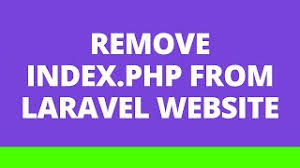 remove index php from laravel