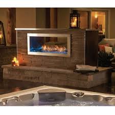 Napoleon Galaxy 48 See Through Outdoor Gas Fireplace Gss48ste