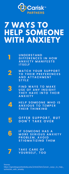 7 ways to help someone with anxiety