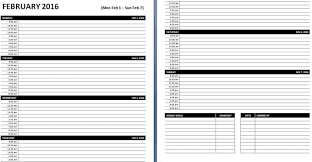 Daily Weekly Ms Word Planner Templates Office Templates