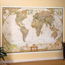 Large Wall Maps Of The World Lgq Me
