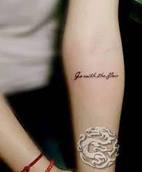 If it feels wrong, don't think about it anymore and walk away. type 2: 10 Go With The Flow Ideas Faith Tattoo On Wrist Sanskrit Tattoo Tattoos