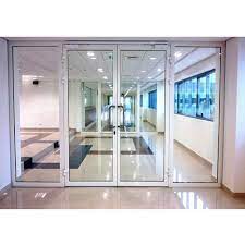 Plain Tempered Glass Door For Office