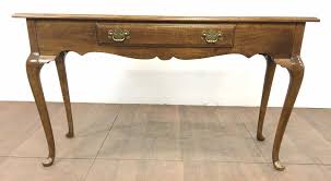 vintage queen anne style oak console