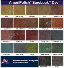 epoxy floor coating color charts
