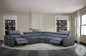 Leather Reclining Sectional