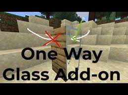 One Way Glass Add On Minecraft Bedrock