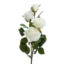 Gardenia Rose Spray White 78cmh