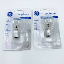 Ge 35156 40w High Intensity Clear Appliance Light Bulb 440 Lumens 8 Pack For Sale Online Ebay