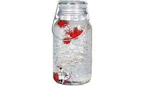off on 1 gallon glass mason jar drin