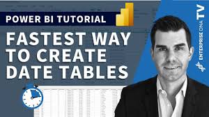 date table within your power bi models