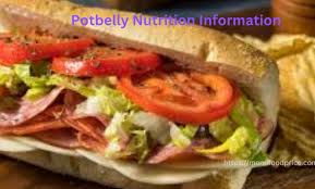 potbelly nutrition information