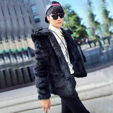 Men Fashion Faux Fur Coats