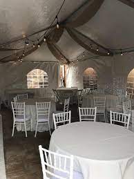 how to decorate a tent for a party in