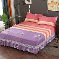 Polyester Bedspread Bed Skirts
