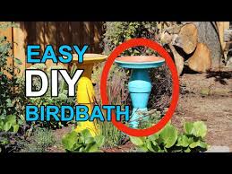 Easy Diy Birdbath